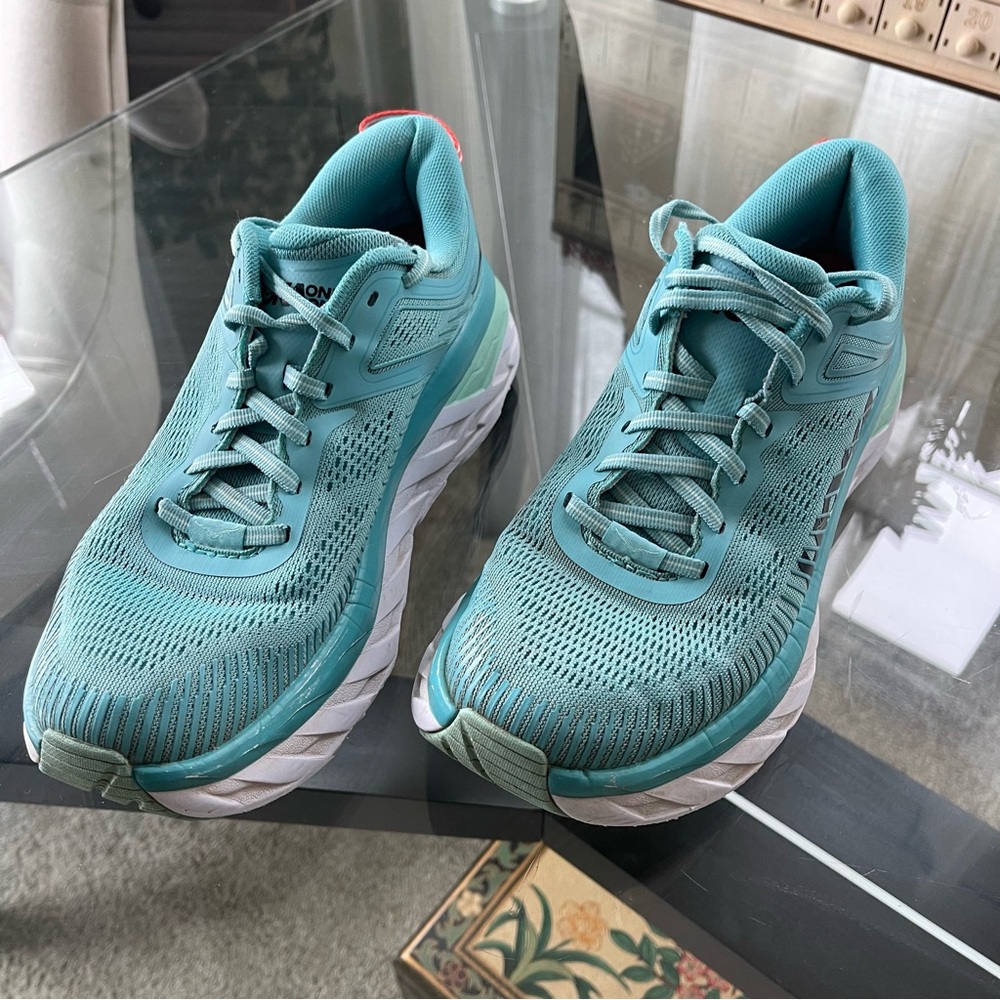 Hoka One One W Bondi 7 Aquarelle Style # 1110519 AEBL Size 8 Nice